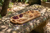 Handcrafted Wooden Dry Fruit Serving Tray | Premium Snack Platter with Sections | Luxury Gift Tray | Ishal Wood Art