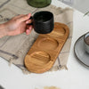 Handcrafted Wooden Cafe and Restaurant Serving Tray (DP3) | Premium Home & Serving Decor | Ishal Wood Art