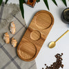 Handcrafted Wooden Wooden Serving Tray for Cafe (DP2) | Premium Home & Serving Decor | Ishal Wood Art