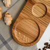 Handcrafted Wooden Wooden Serving Tray for Cafe (DP2) | Premium Home & Serving Decor | Ishal Wood Art